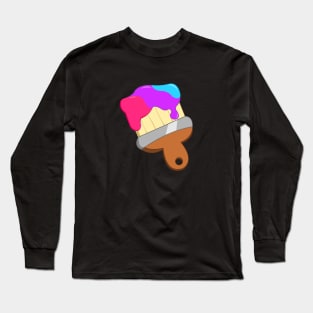 Pride Paintbrush Long Sleeve T-Shirt